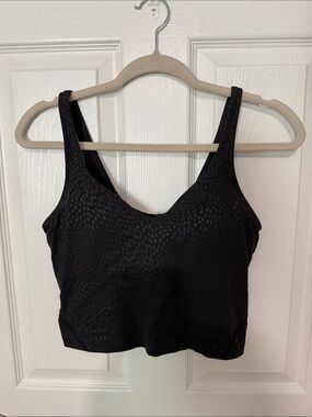 lululemon athletica Black Scoop Neck Sports Bralette